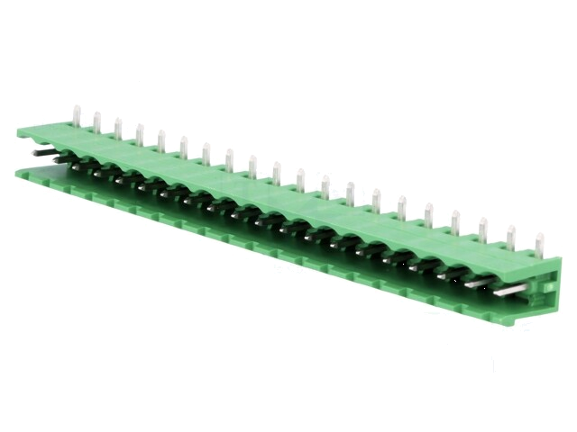 Ontkoppelbare terminal strip; 5,08mm; banen: 20; hoek van 90 ° Ontkoppelbare terminal strip; 5,08mm; banen: 20; hoek van 90 °